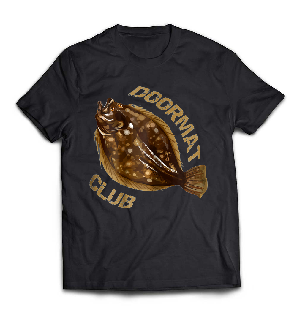 Doormat Club Summer Flounder Fishing T-Shirt: A Fun Choice for Fishing Enthusiasts